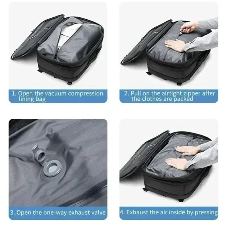 AIRTRAIL Backpack - Compressible Laptop Backpack for Traveling
