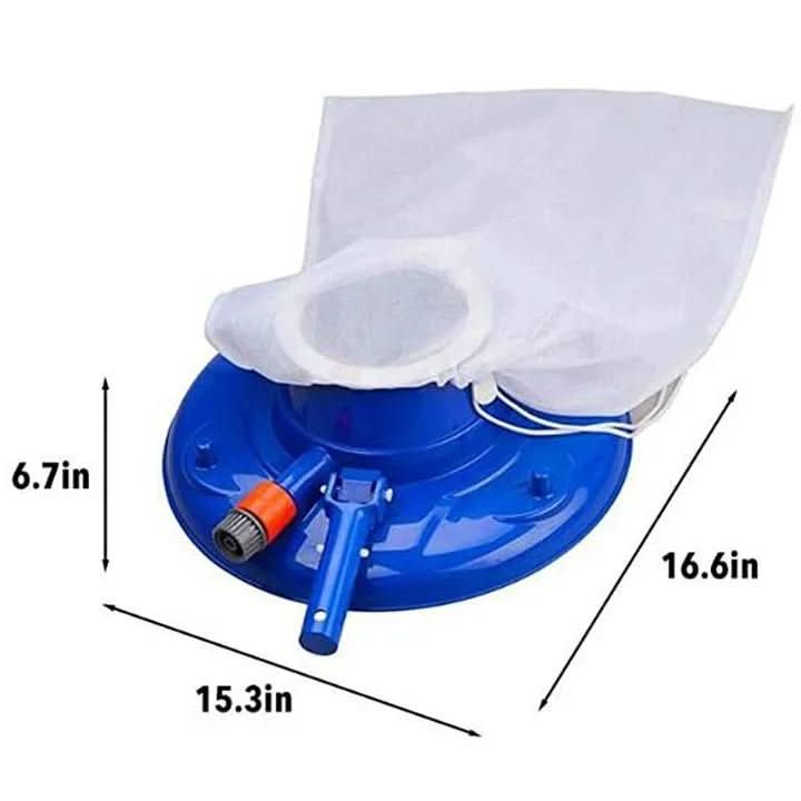 AQUAVAC – Chemical-Free Pool Cleaner with Strong Suction Power for Leaves & Dirt