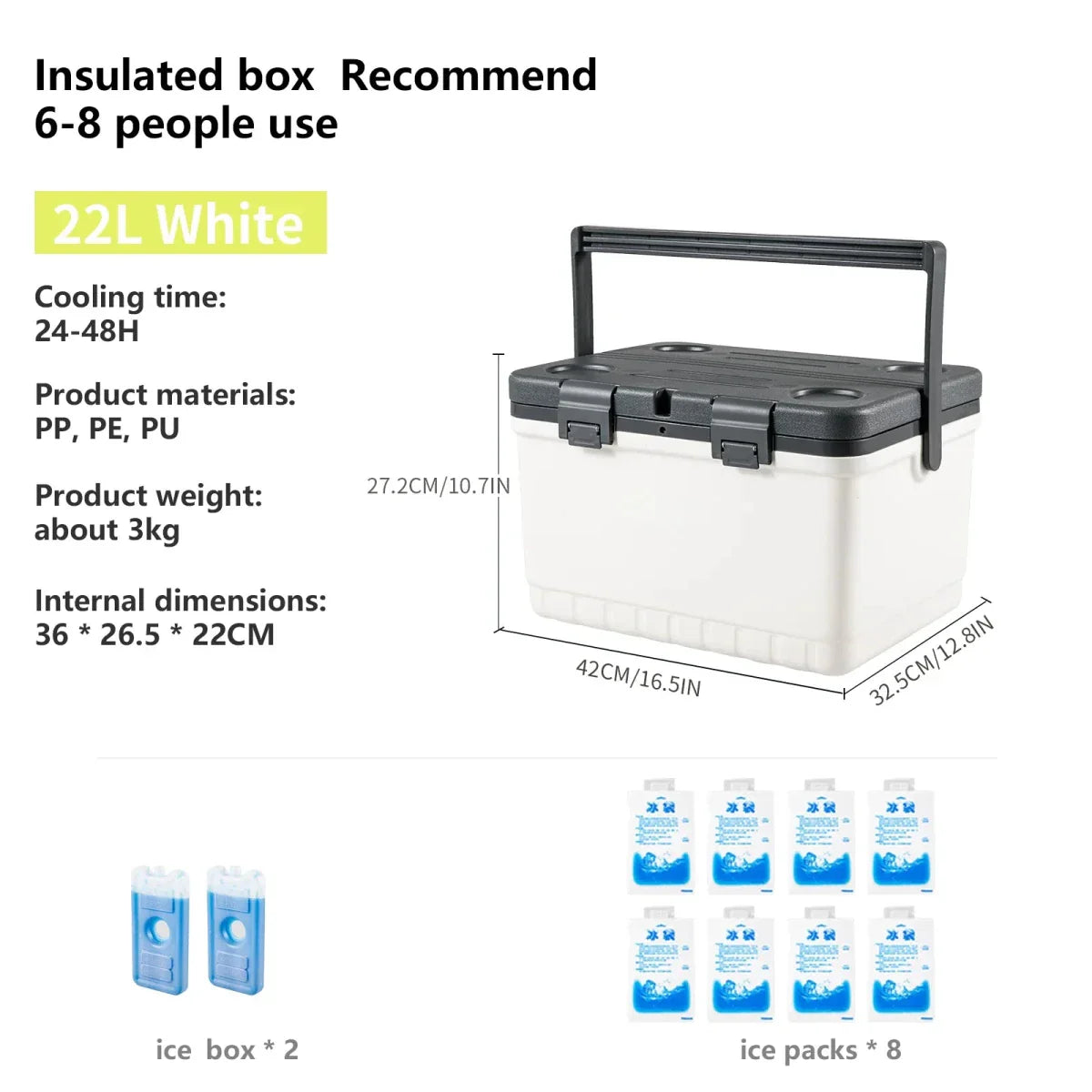 ARCTICTREK – Insulated Cooler for Camping and Outdoor Adventures
