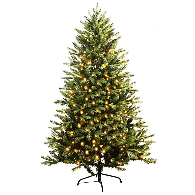Kunstigt juletræ med LED-belysning