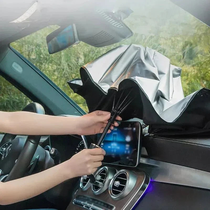 AUTOSHADE – Foldable Sunshade for Comfortable Vehicle Temperatures