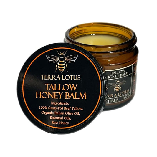 Beef Tallow Beeswax and Honey Face Cream