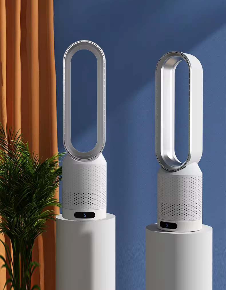 Bladeless Tower Fan | 3-in-1 Air Cooler, Purifier & UV Sterilizer