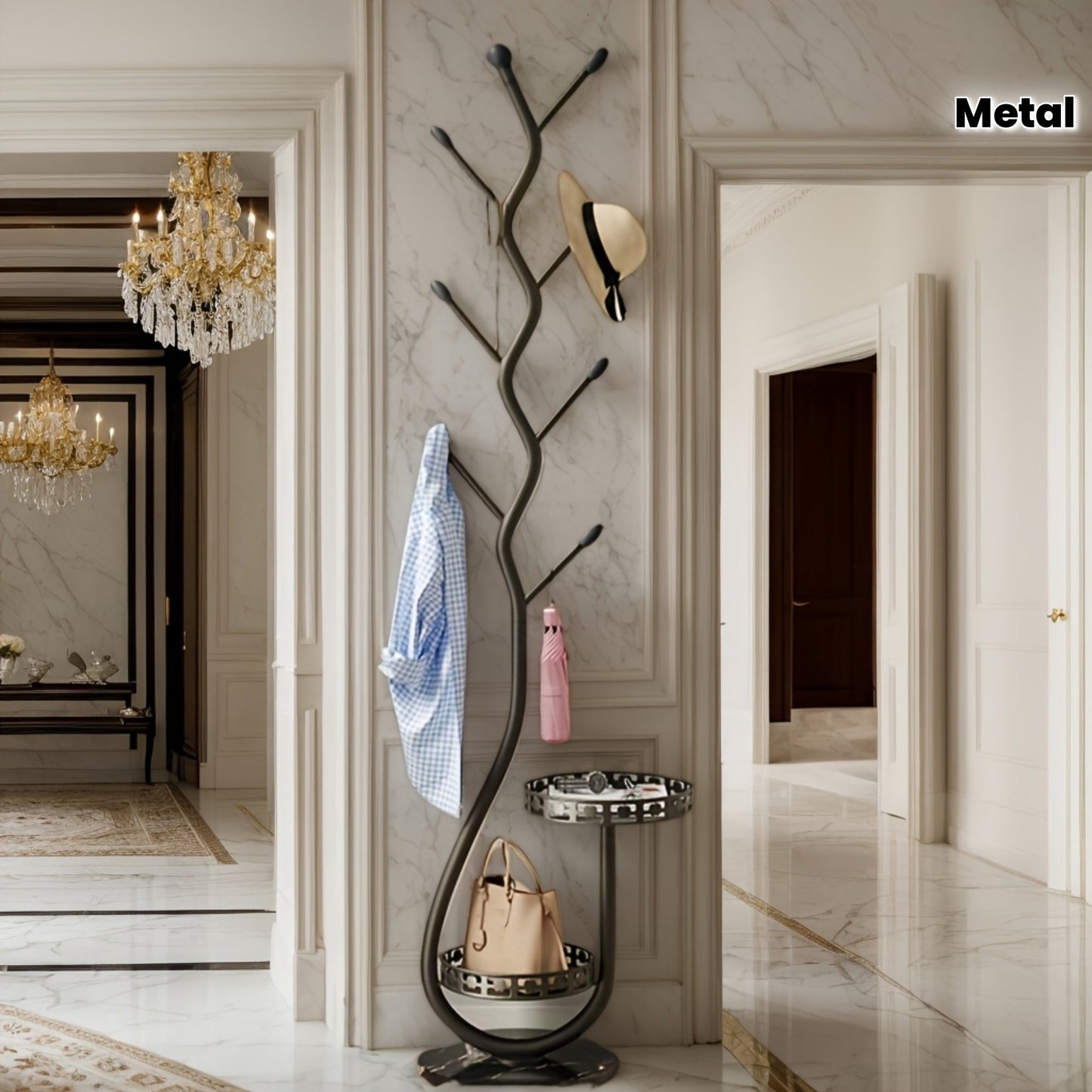 BranchLine Free-Standing Coat Stand - Smart, Stylish Storage