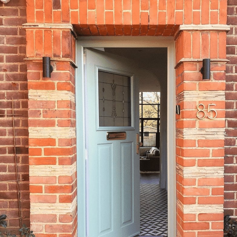 Brass House Numbers Satin Finish and Timeless Elegance