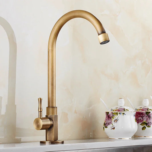 Brass Kitchen Faucet