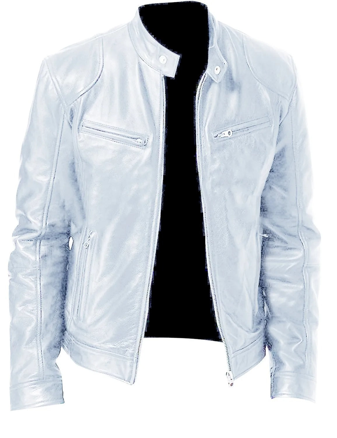 Brodie jacket in PU leather with stand-up collar - Autumn Edition