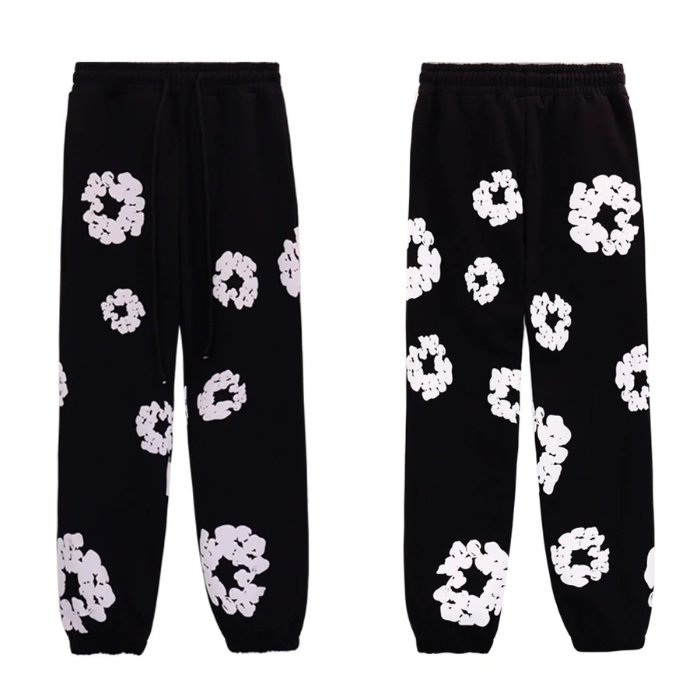 Caleb Hooded Set and Wide Leg Floral Pants