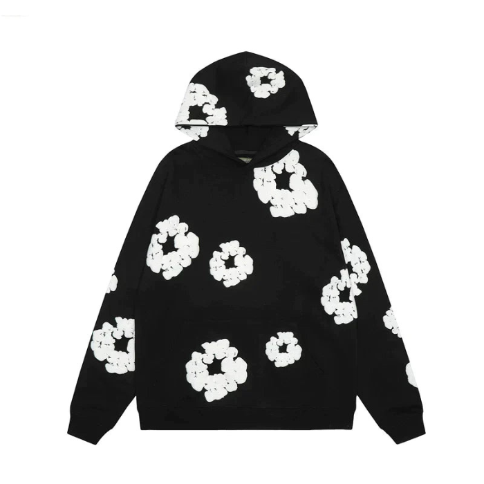 Caleb Hooded Set and Wide Leg Floral Pants