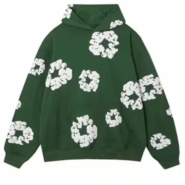 Caleb Hooded Set and Wide Leg Floral Pants