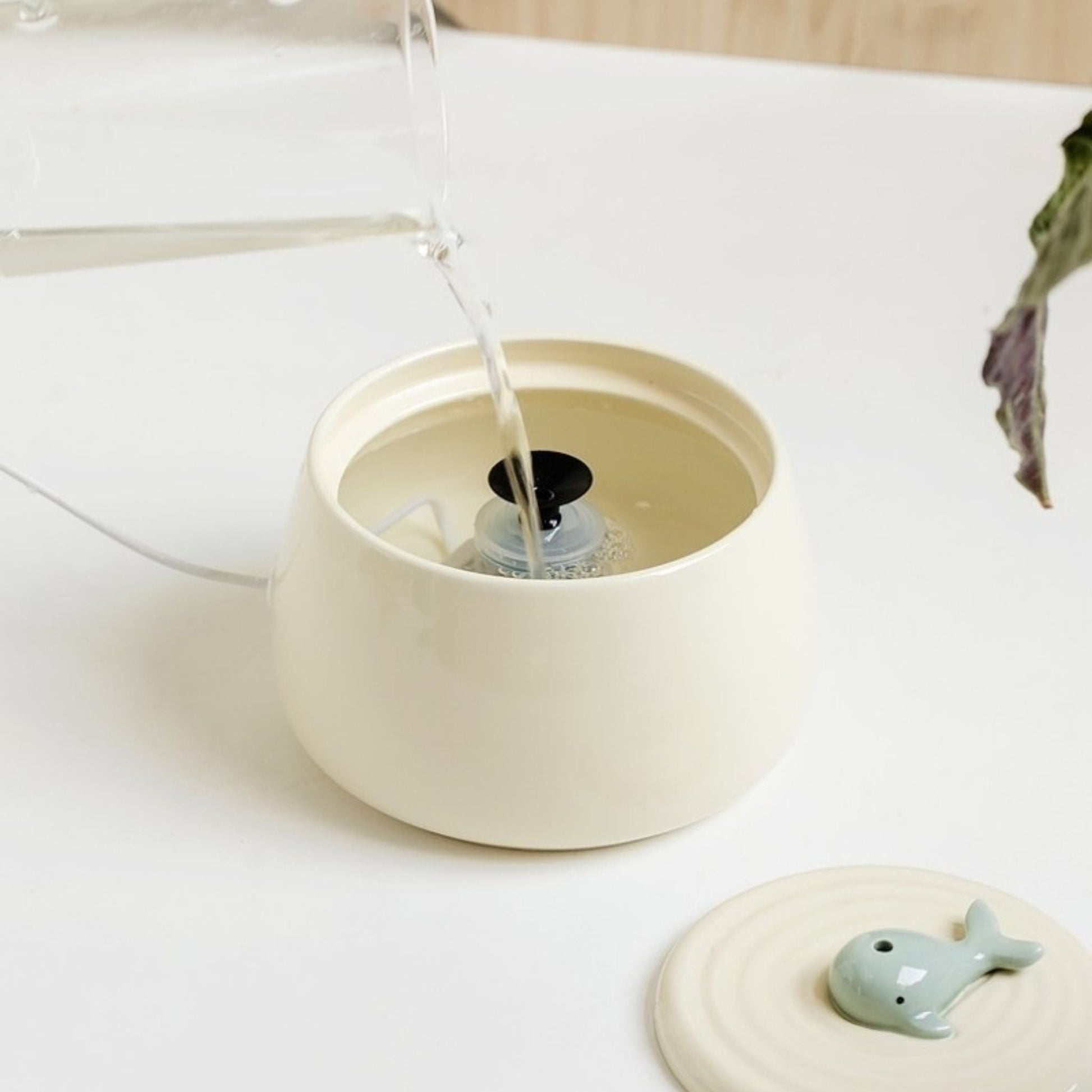 CAT CERAMIC WATER FOUNTAIN | AquaCeramic