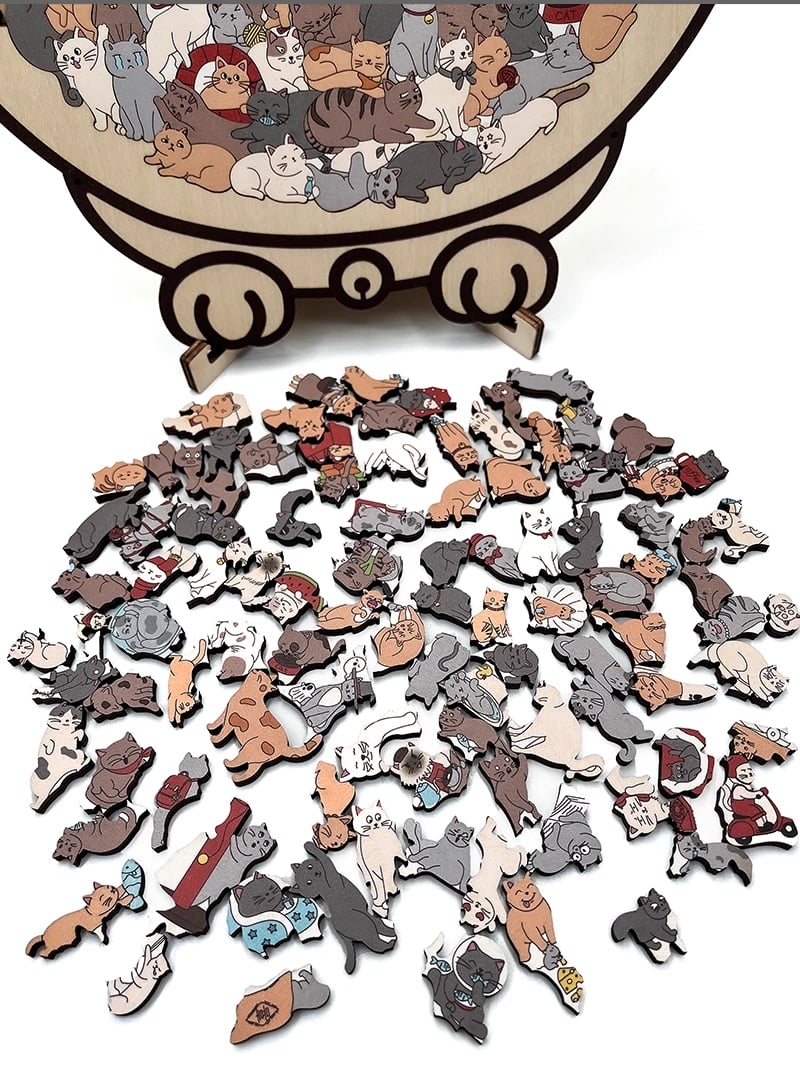 Cat Serenity Puzzle™ — Unwind Instantly with Every Satisfying Click and Cozy Cat Shape