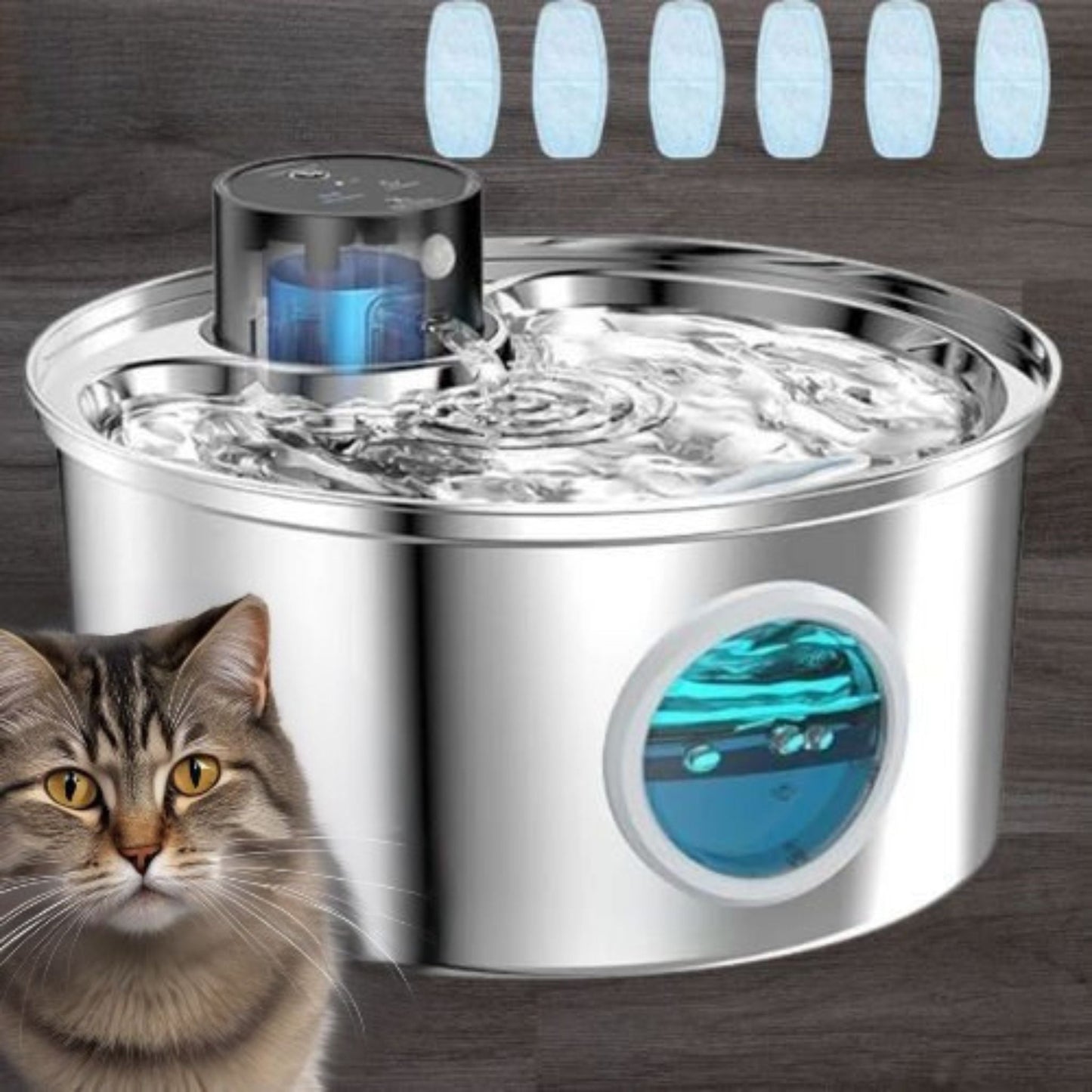 Cat Water Fountain | CORDLESS FOUNTAIN