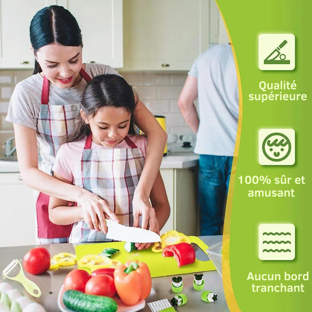 Child-Safe Cooking Utensils for Montessori (12 pieces)