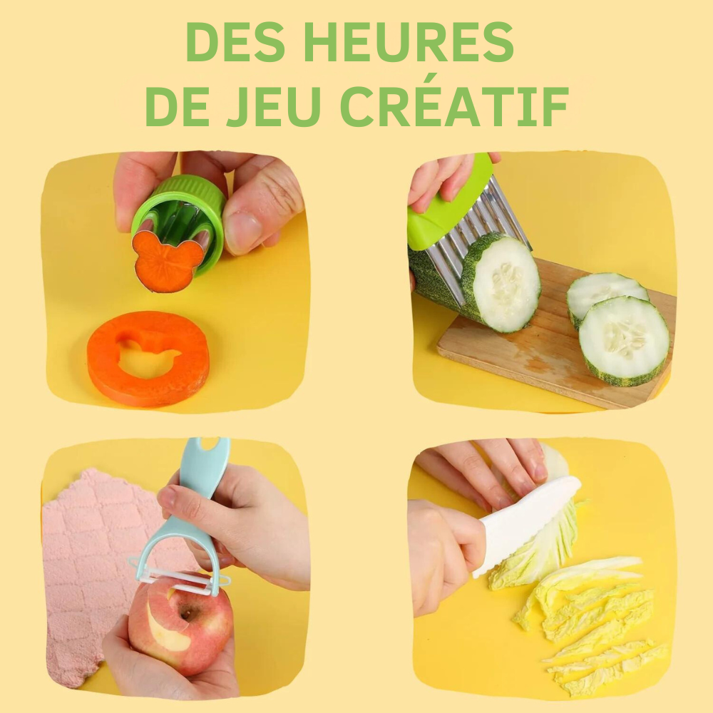 Child-Safe Cooking Utensils for Montessori (12 pieces)