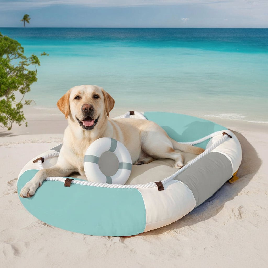 CHILLRAFT – Boot-shaped pet bed with cooling comfort and non-slip bottom