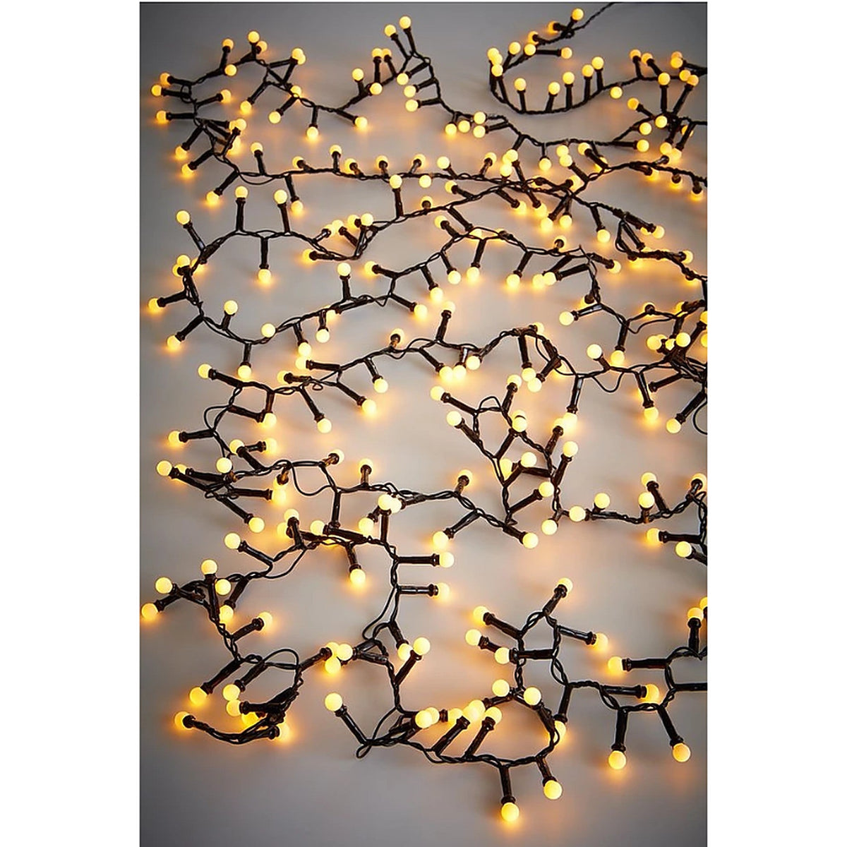 Julelys - lyskæde med 300 LED'er, 8 funktioner og timer