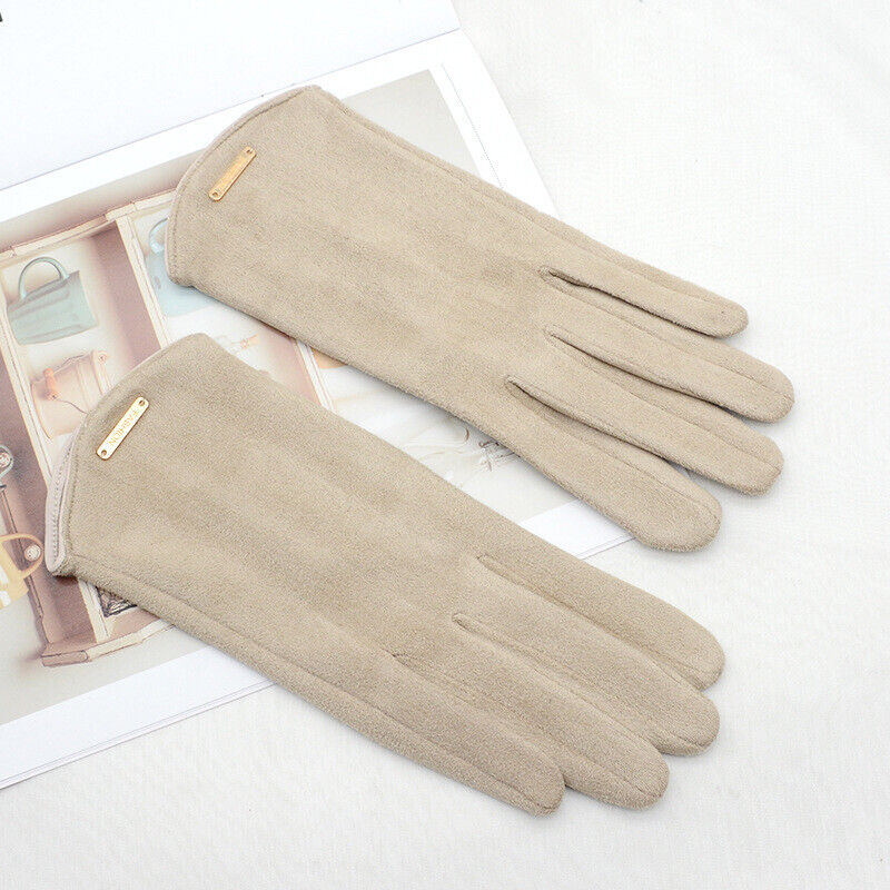 Classic and Versatile Suede Gloves
