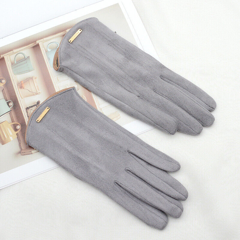 Classic and Versatile Suede Gloves