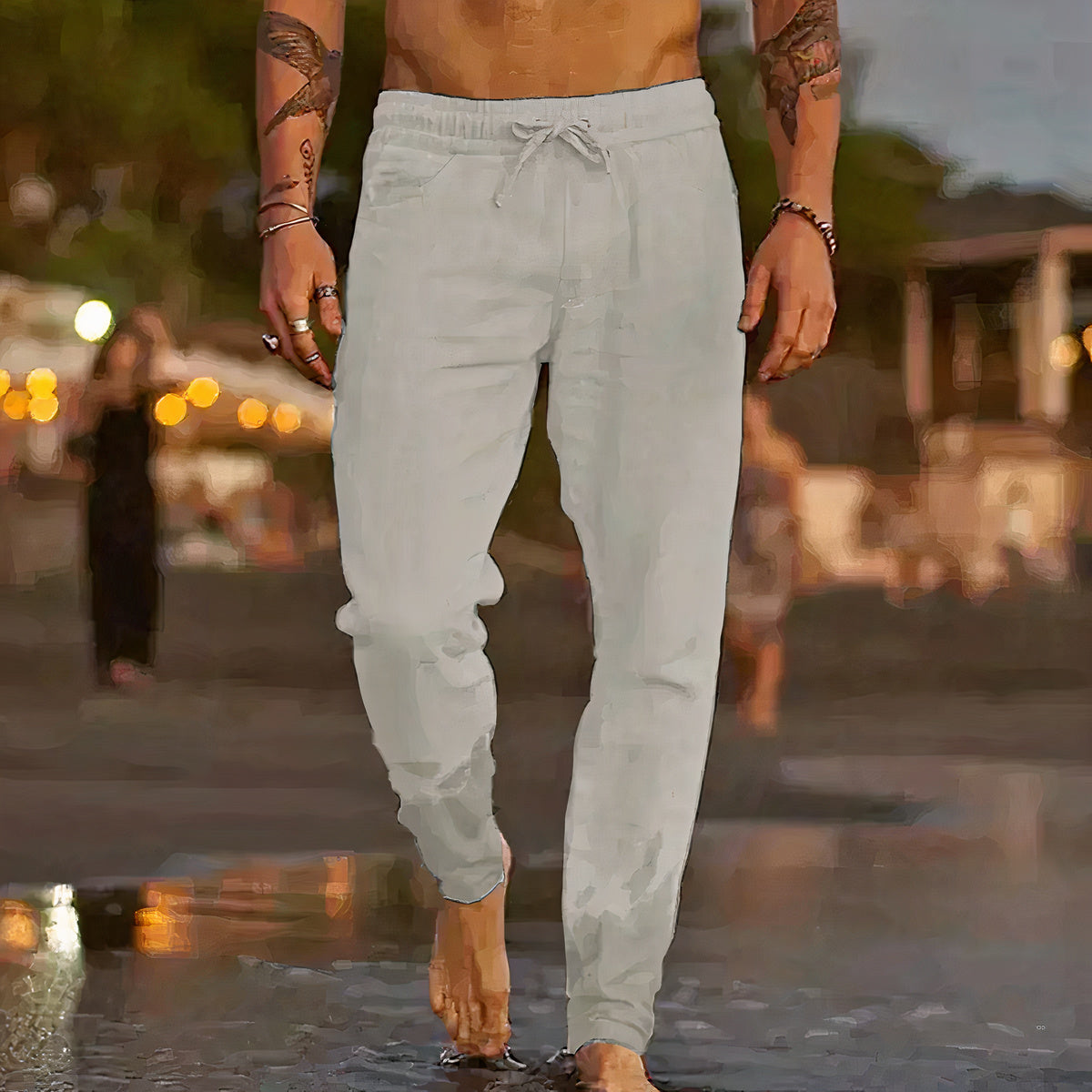 Cole | Classic Lightweight Summer Trousers for Men