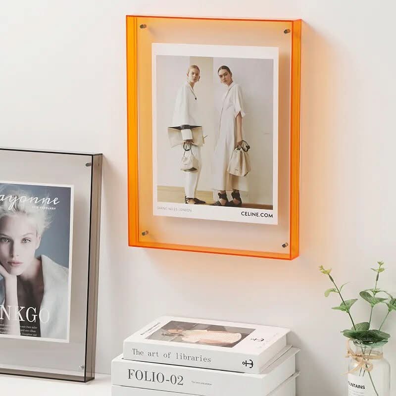 COLORFRAME - Colorful Transparent Acrylic Photo Frame for Vivid Memories