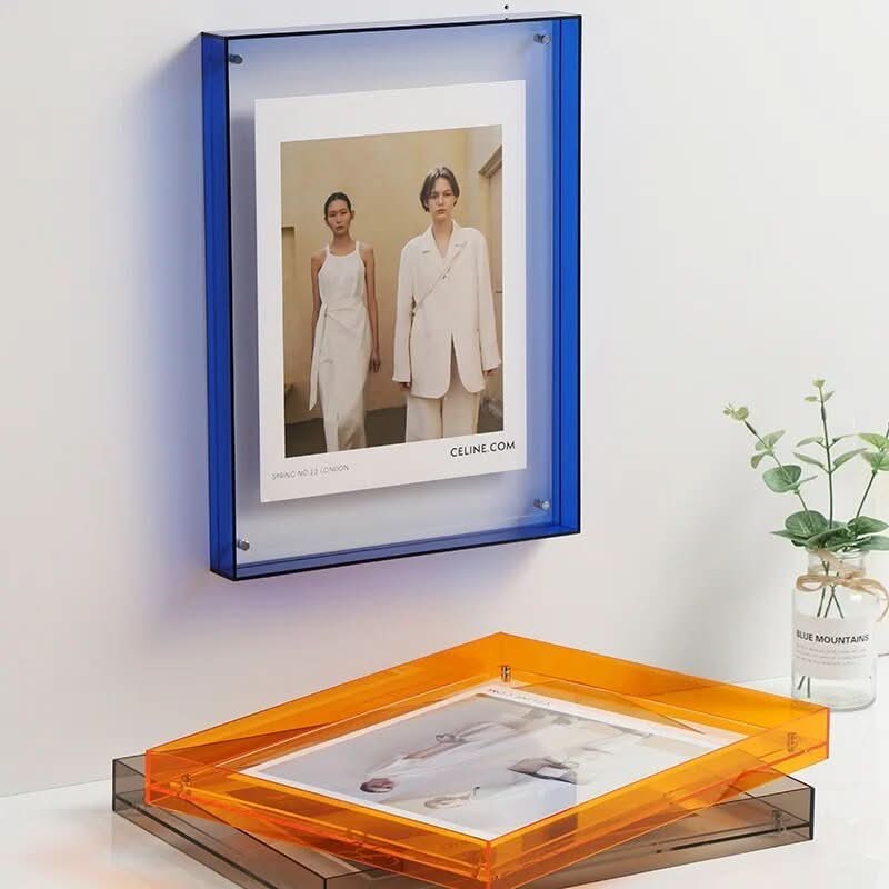 COLORFRAME - Colorful Transparent Acrylic Photo Frame for Vivid Memories