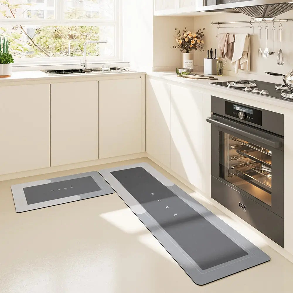 Comfortable Kitchen Mat, Waterproof & Non-Slip with Absorbent Polymers