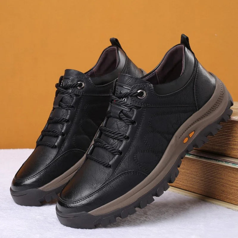 Comfortable Orthopedic Leather Shoes for Men