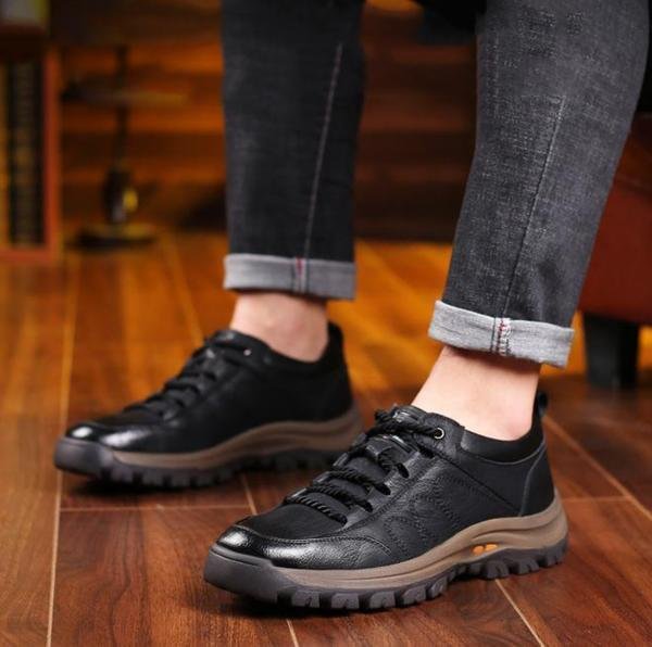 Comfortable Orthopedic Leather Shoes for Men