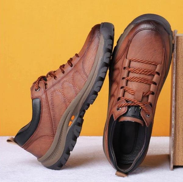 Comfortable Orthopedic Leather Shoes for Men