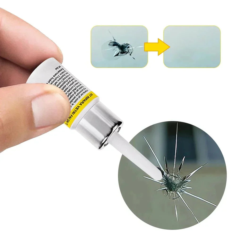 Complete Windshield Repair Kit Without Cracks Solution for Damaged Glass