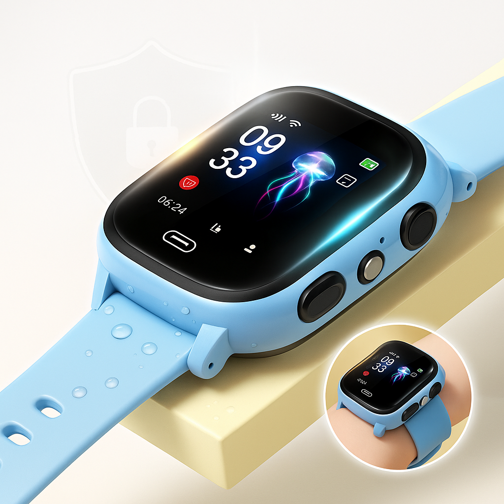 Connected Watch for Kids with GPS Tracking Video Call