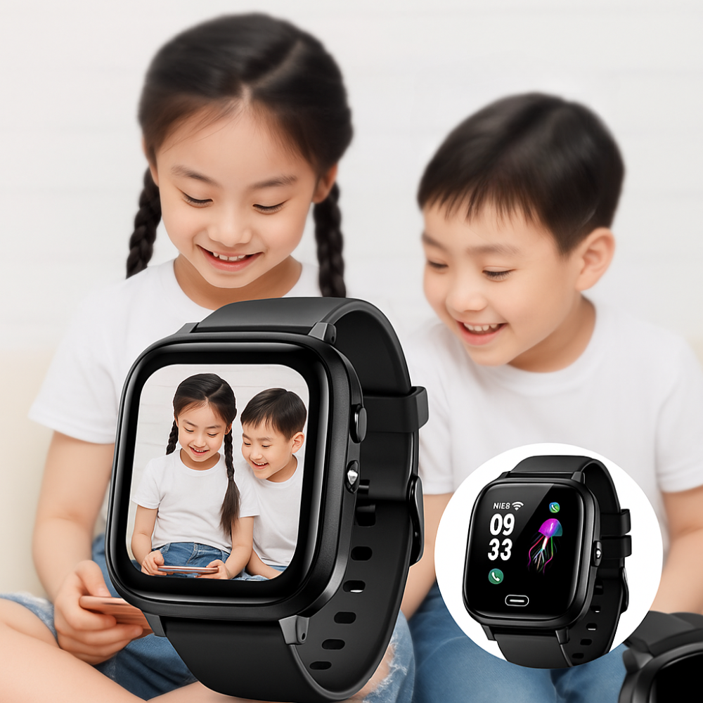 Connected Watch for Kids with GPS Tracking Video Call
