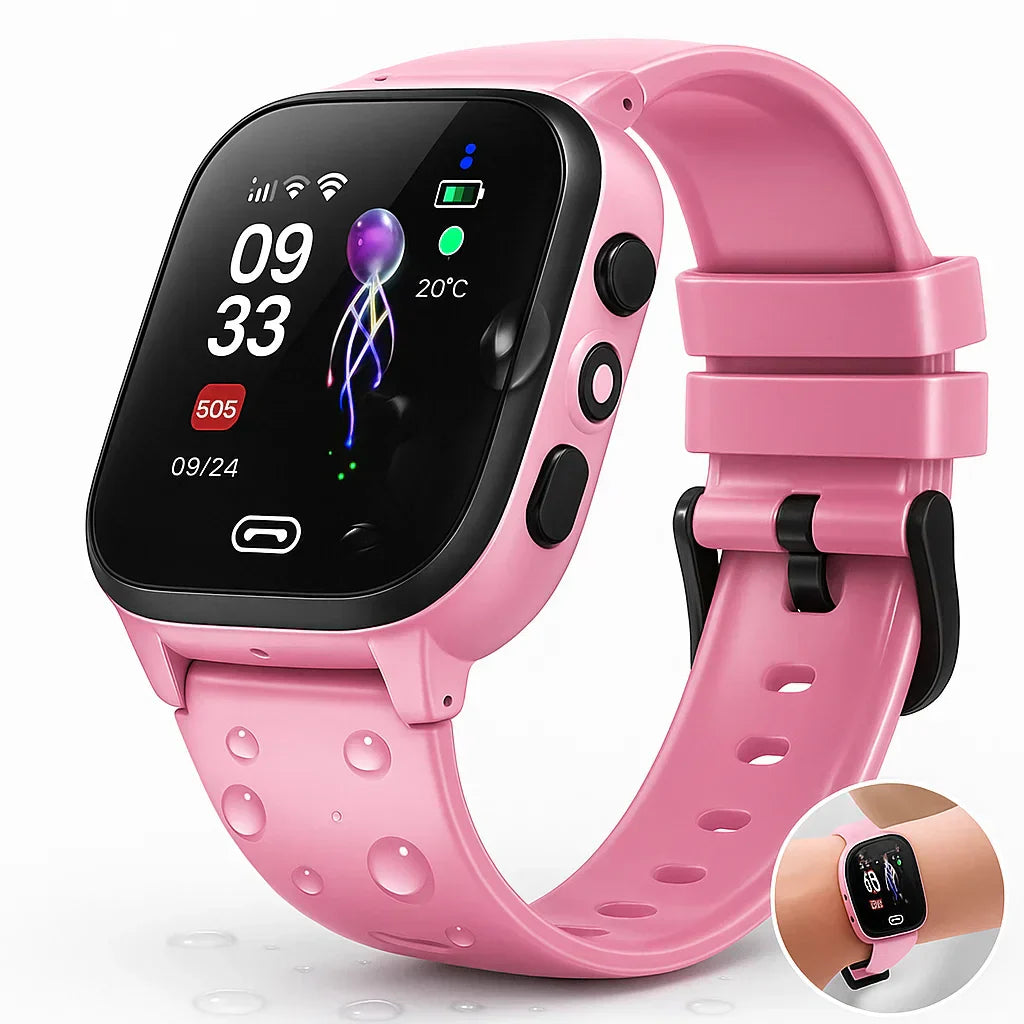 Connected Watch for Kids with GPS Tracking Video Call