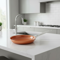 COPPER PAN - Professionel kobberpande med non-stick belægning og perfekt varmefordeling