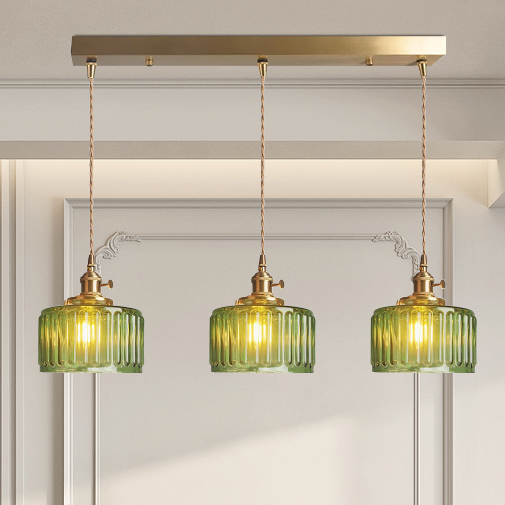 Crystal Chandelier with Height Adjustment in Vintage Style