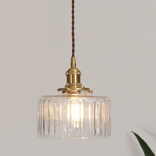 Crystal Chandelier with Height Adjustment in Vintage Style