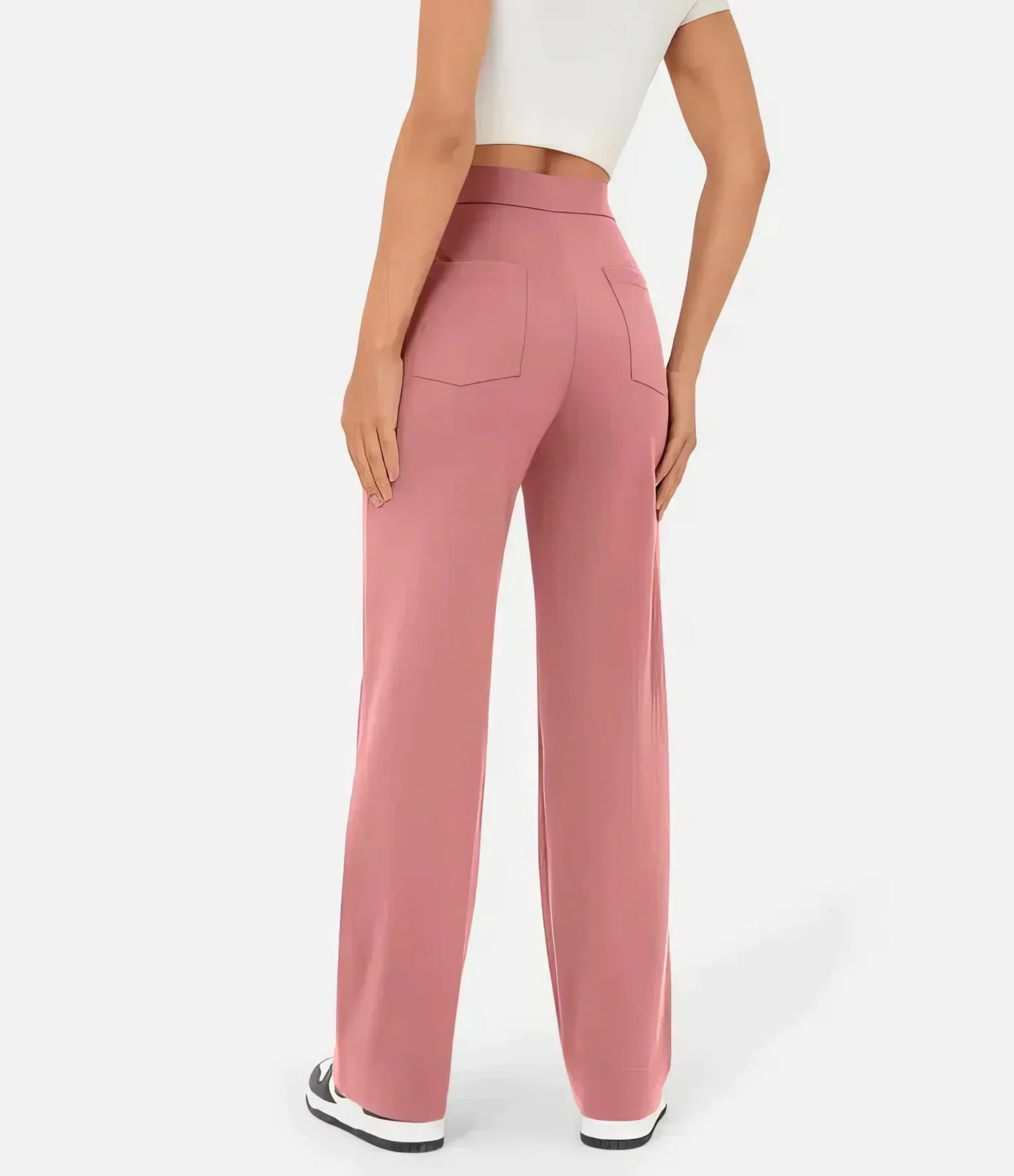 Curved Compass | Autumn High-Waisted Trousers
