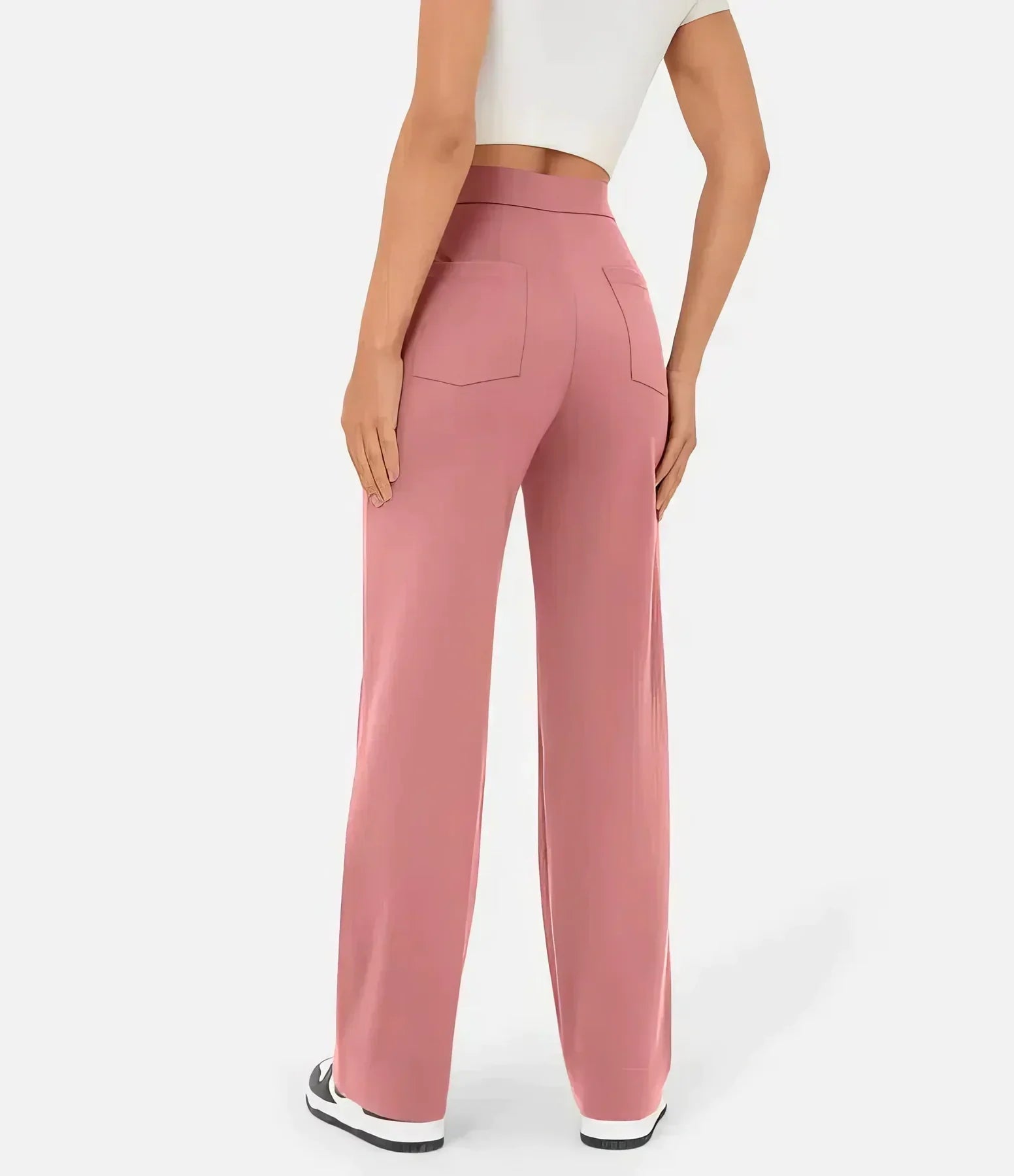 Curved Compass | Autumn High-Waisted Trousers