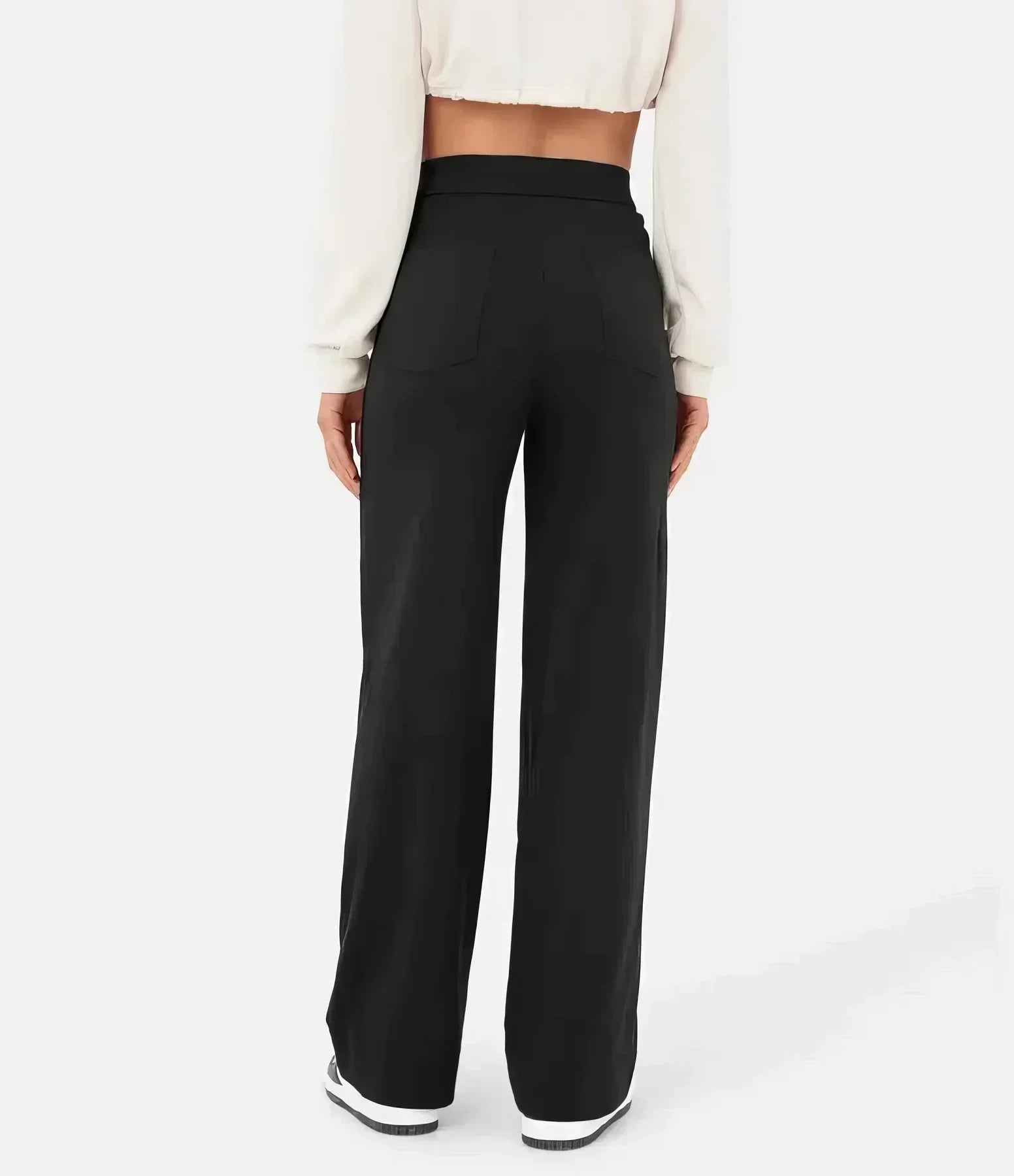 Curved Compass | Autumn High-Waisted Trousers
