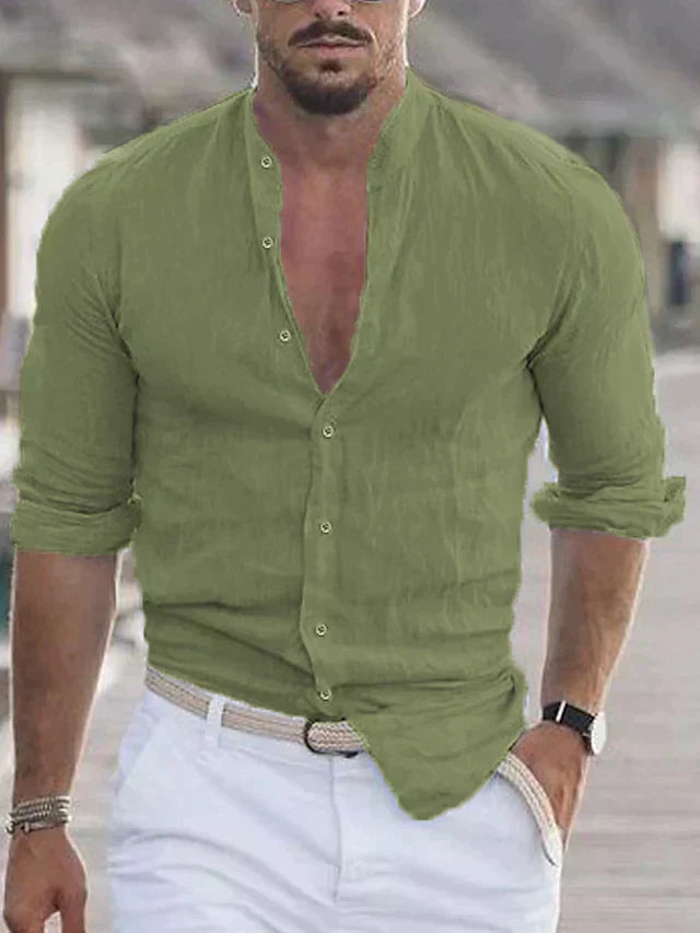 Daniel | Men's Linen Shirt - Elegant, lightweight & versatile
