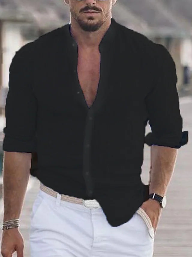 Daniel | Men's Linen Shirt - Elegant, lightweight & versatile