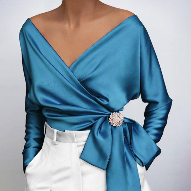 Davina | silk blouse for women | Luxurious, elegant & versatile | Autumn Collection
