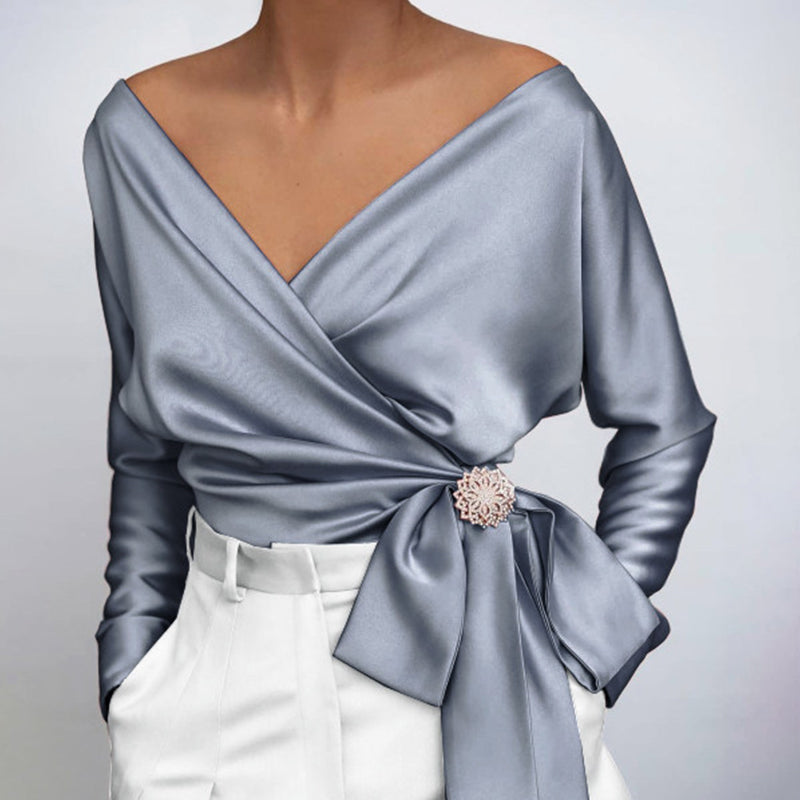 Davina | silk blouse for women | Luxurious, elegant & versatile | Autumn Collection