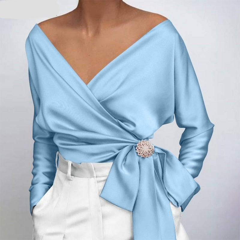 Davina | silk blouse for women | Luxurious, elegant & versatile | Autumn Collection