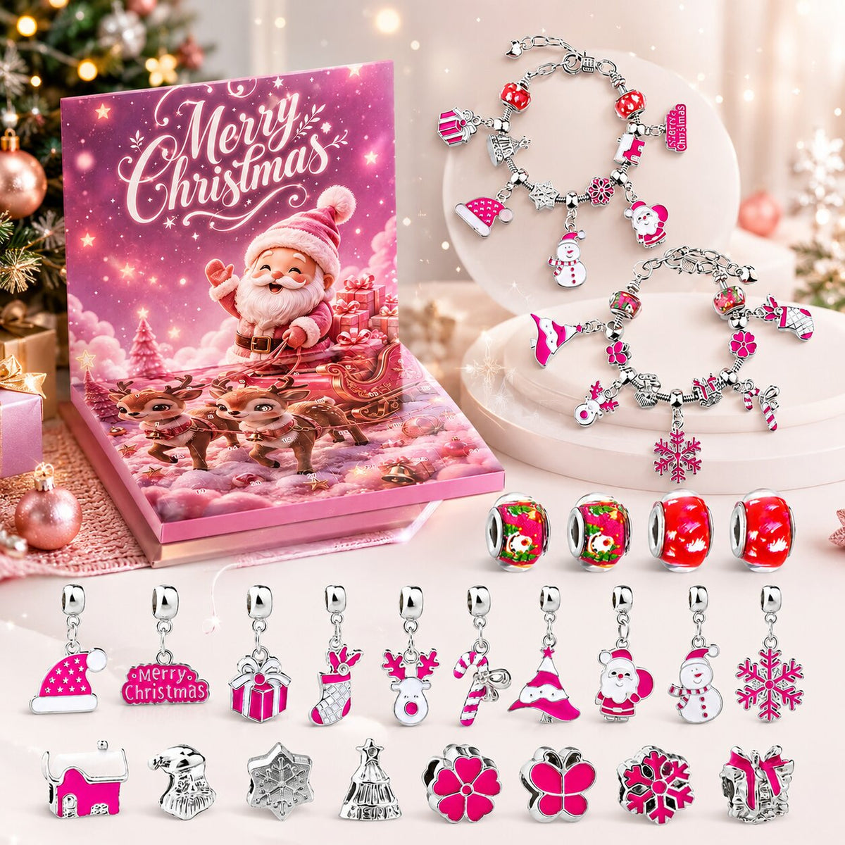 DIY-armbåndsadventskalender - 24-dages nedtælling til fremstilling af smykker