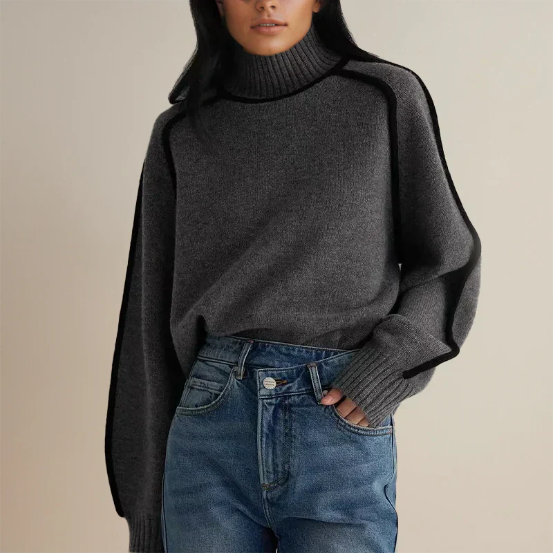 Dorine - Elegant Oversized Winter Jumper