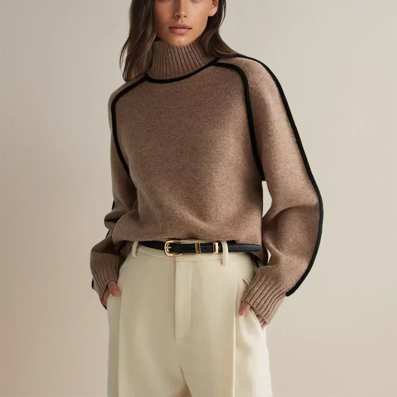 Dorine - Elegant Oversized Winter Jumper