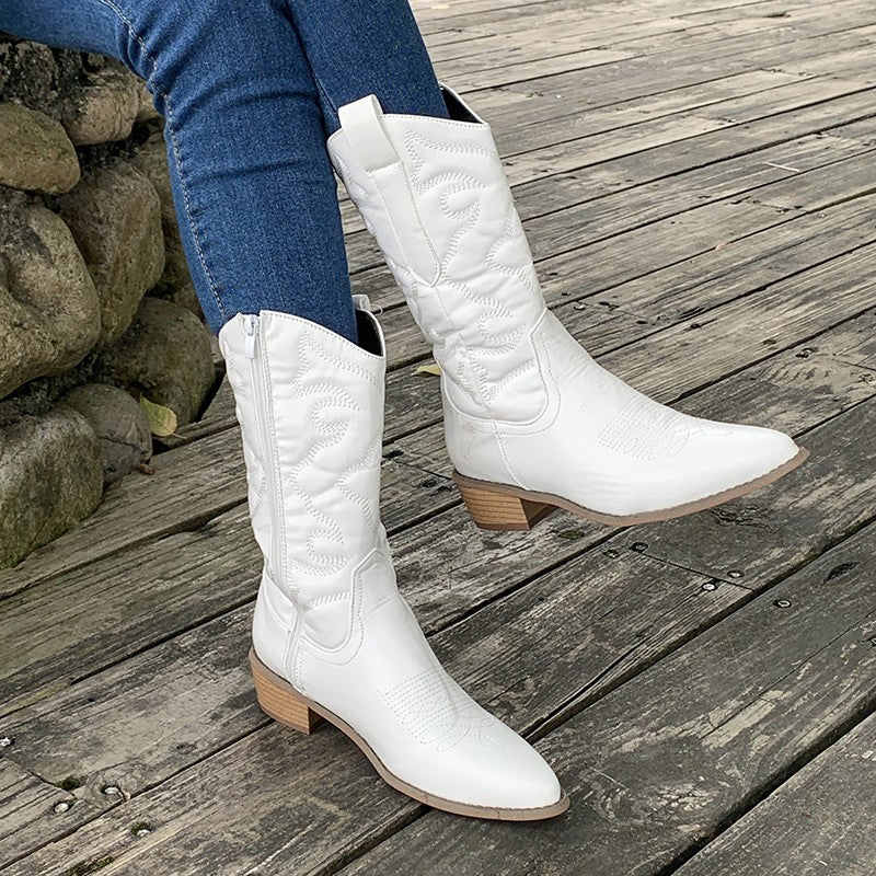 Elegante cowboystøvler til kvinder