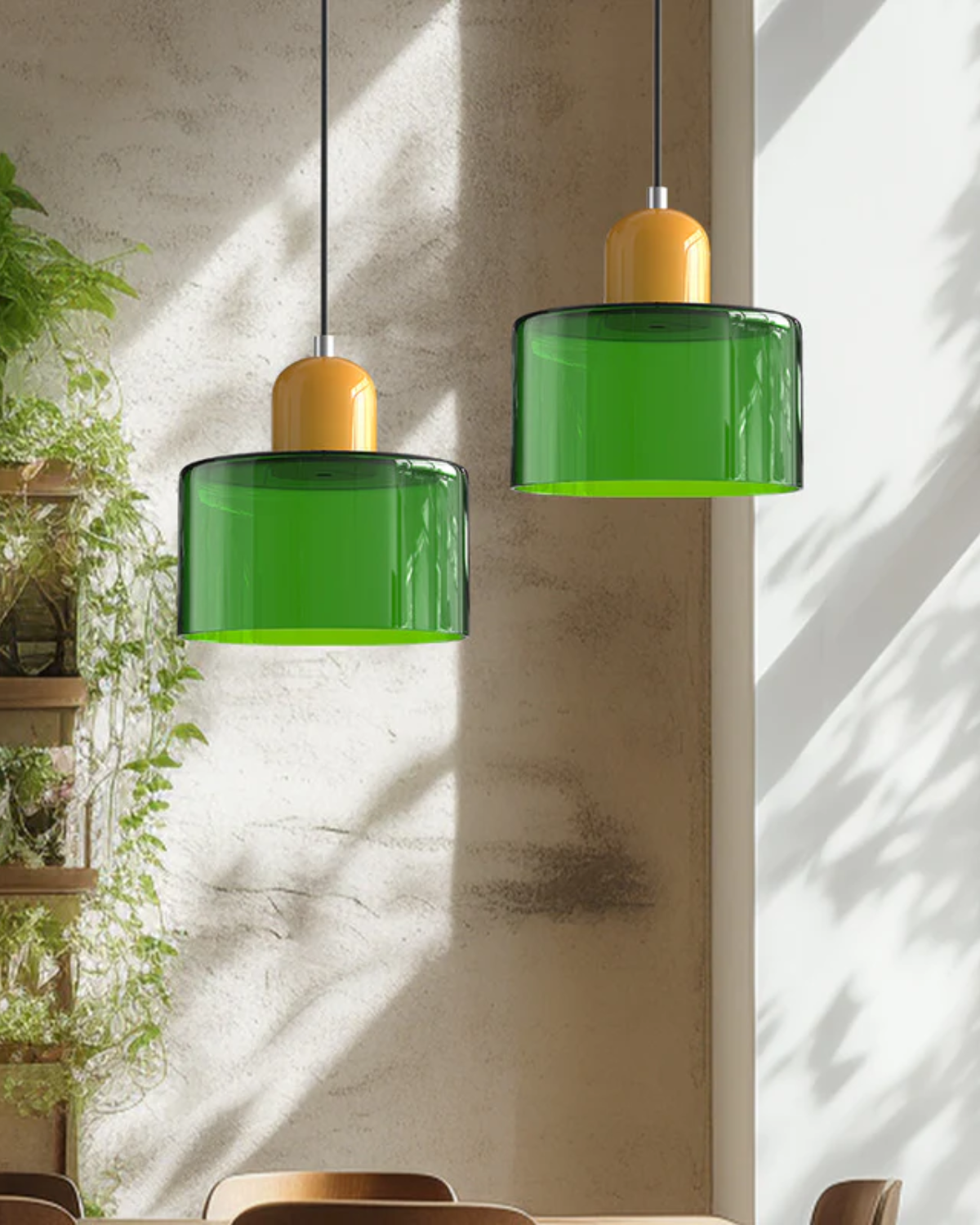 Elegant Hanging Lamp with a Sculptural Silhouette